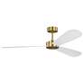 1_Visual Comfort Fan Collection Paddle Smart 60 Burnished Brass Fan