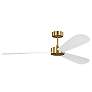 3_Visual Comfort Fan Collection Paddle Smart 60 Burnished Brass Fan more views