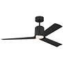 1_Visual Comfort Fan Collection Peel Smart 52 LED Array Black Fan