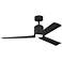 Visual Comfort Fan Collection Peel Smart 52 LED Array Black Fan