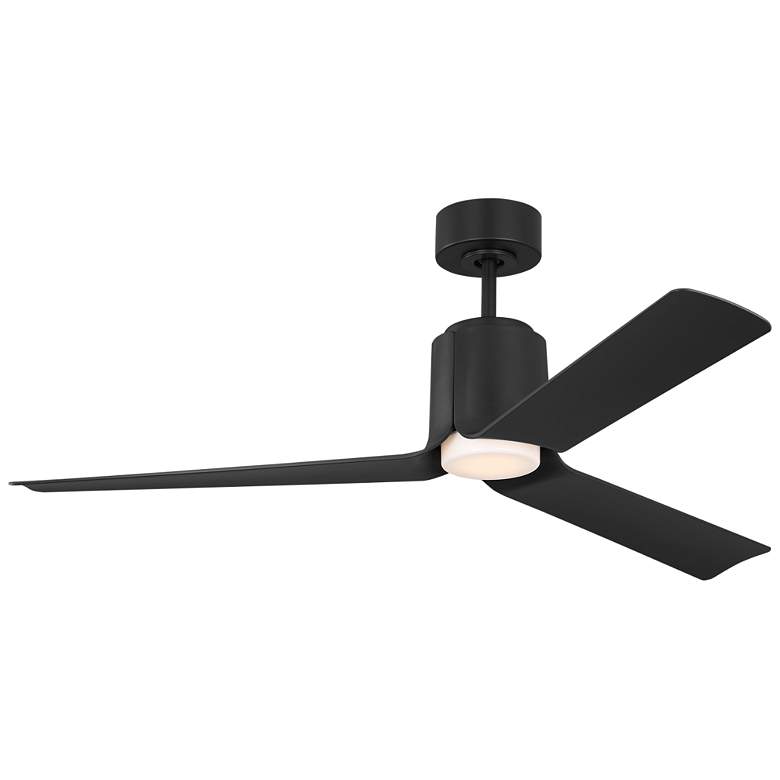 Image 2 Visual Comfort Fan Collection Peel Smart 52 LED Array Black Fan more views