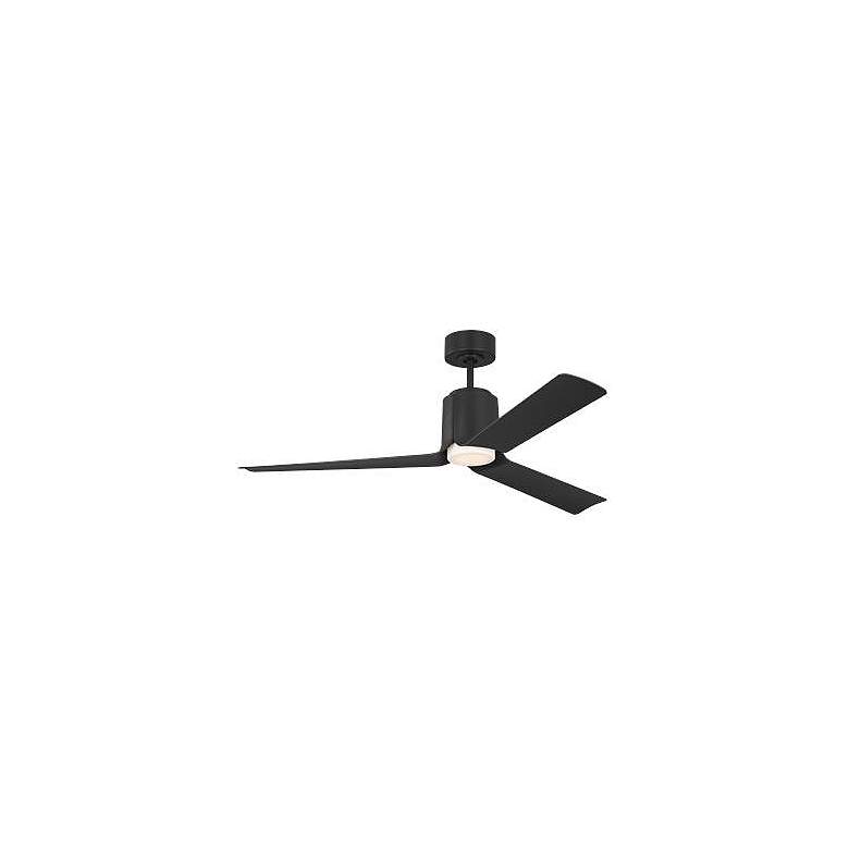 Image 3 Visual Comfort Fan Collection Peel Smart 52 LED Array Black Fan more views