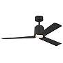 3_Visual Comfort Fan Collection Peel Smart 52 LED Array Black Fan more views