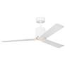 1_Visual Comfort Fan Collection Peel Smart 52 LED Array White Fan