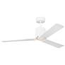 2_Visual Comfort Fan Collection Peel Smart 52 LED Array White Fan more views
