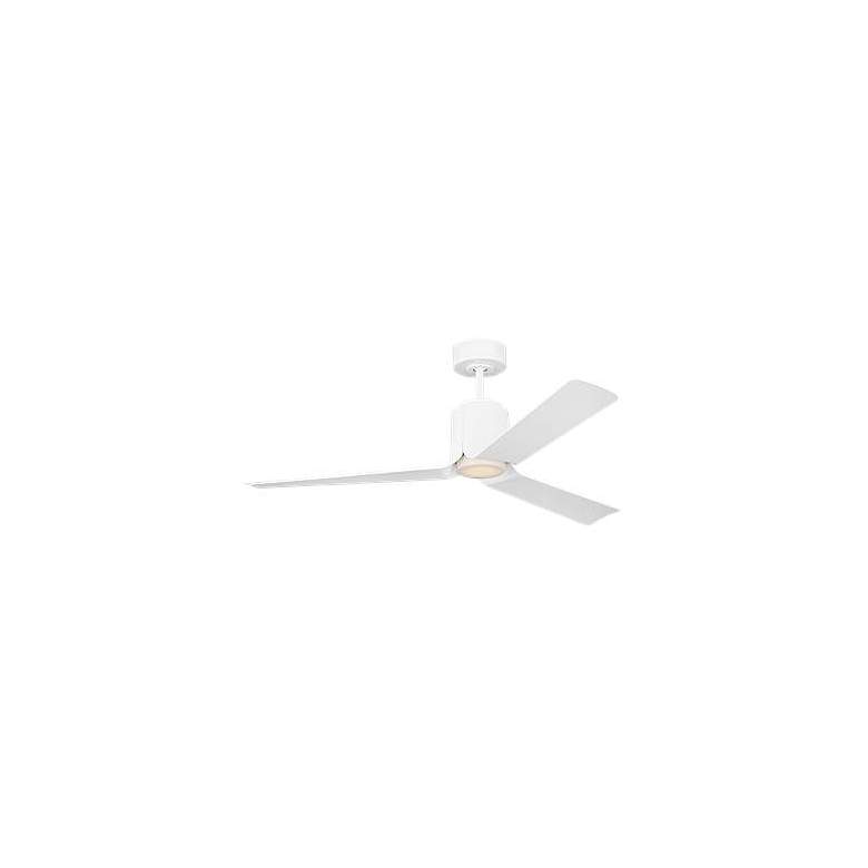 Image 3 Visual Comfort Fan Collection Peel Smart 52 LED Array White Fan more views