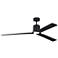 Visual Comfort Fan Collection Peel Smart 66 LED Array Black Fan