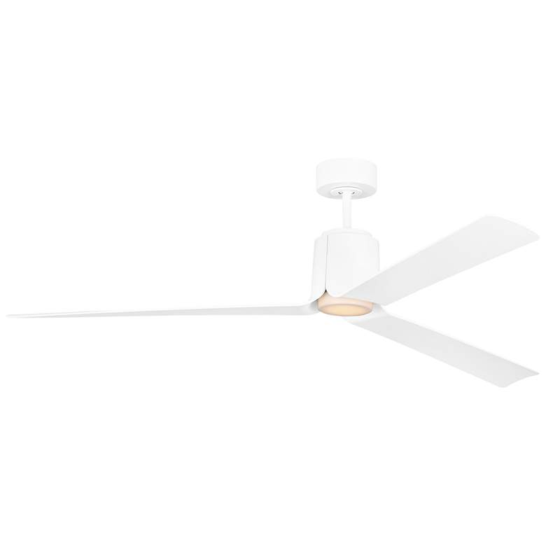 Image 1 Visual Comfort Fan Collection Peel Smart 66 LED Array White Fan