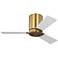 Visual Comfort Fan Collection Rozzen 32 Hugger Burnished Brass Fan