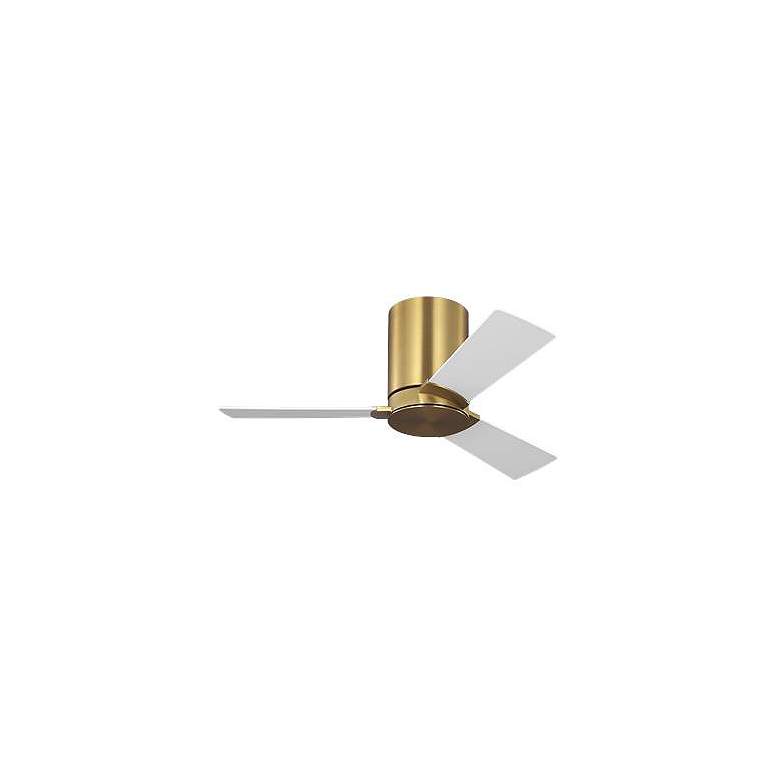 Image 3 Visual Comfort Fan Collection Rozzen 32 Hugger Burnished Brass Fan more views
