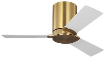 Thumbnail3 of Visual Comfort Fan Collection Rozzen 32 Hugger Burnished Brass Fan more views