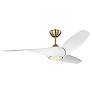 3_Visual Comfort Fan Collection Topan Smart 52 LED Array Burnished Brass Fan more views