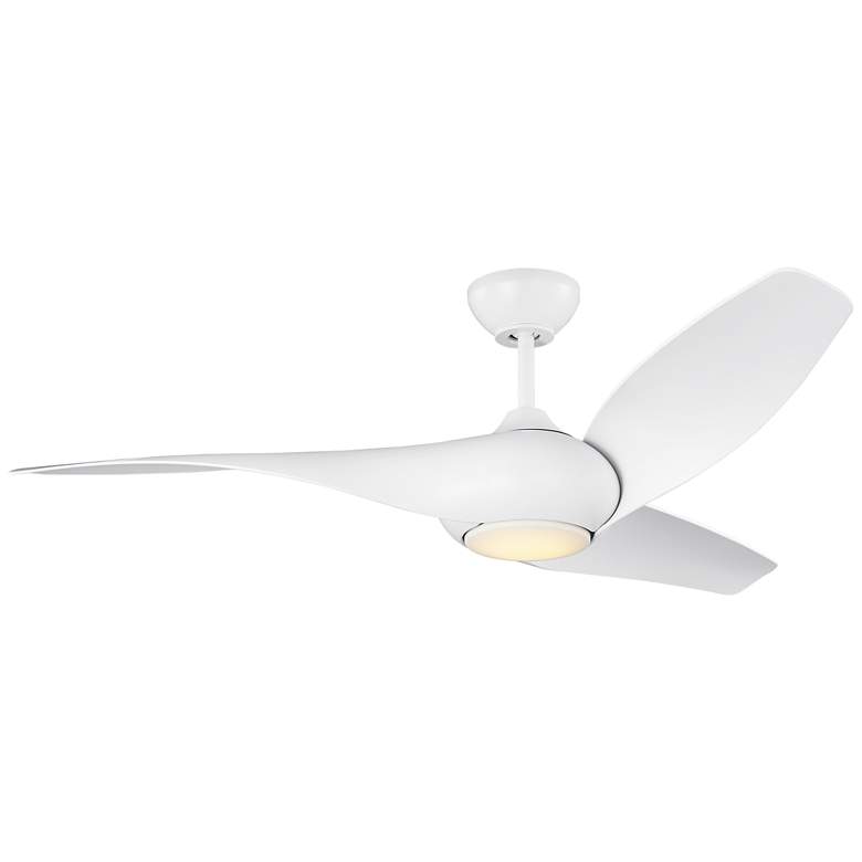 Image 1 Visual Comfort Fan Collection Topan Smart 52 LED Array White Fan