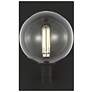 1_Visual Comfort Gambit 9"H Black Single Light Nightshade Wall Sconce