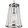 Visual Comfort Harrow 8" Wide Polished Nickel Mini Pendant