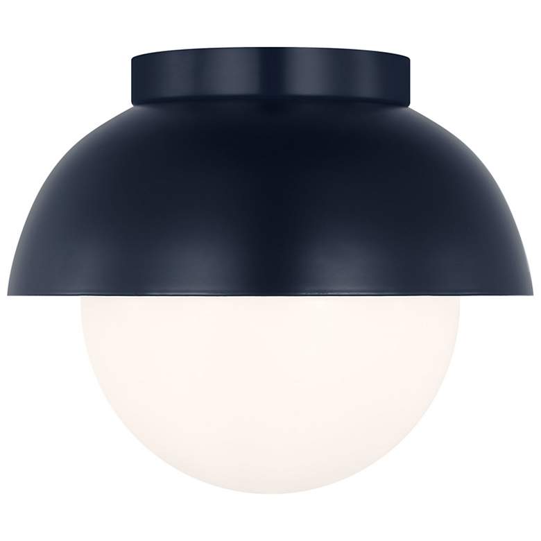 Image 1 Visual Comfort Hyde 8" Wide Midnight Black Ceiling Light