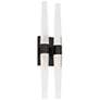 2_Visual Comfort Lassell 16"H Bronze and Crystal LED Sconce more views