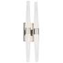 2_Visual Comfort Lassell 16"H Bronze and Crystal LED Sconce more views