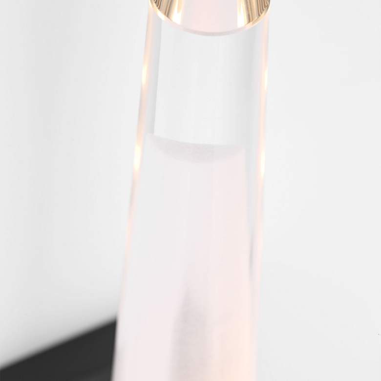 Image 4 Visual Comfort Lassell 16"W Bronze and Crystal LED Sconce more views