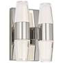 2_Visual Comfort Lassell 5 1/2"H Nickel 4-Light LED Sconce more views