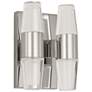 3_Visual Comfort Lassell 5 1/2"H Nickel 4-Light LED Sconce more views