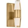 2_Visual Comfort Lassell 5 3/4" Modern Crystal and Brass Wall Sconce more views