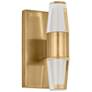 3_Visual Comfort Lassell 5 3/4" Modern Crystal and Brass Wall Sconce more views