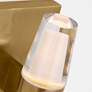 4_Visual Comfort Lassell 5 3/4" Modern Crystal and Brass Wall Sconce more views