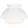 Visual Comfort Lucerne 9" Wide Matte White Ceiling Light