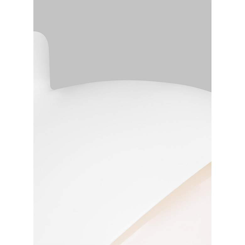 Image 3 Visual Comfort Lucerne 9" Wide Modern Matte White Ceiling Light more views