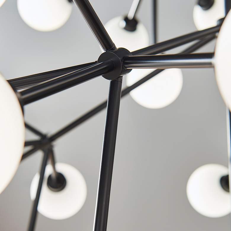 Image 3 Visual Comfort Mara 28" Wide Nightshade Black LED Chandelier more views