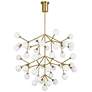 2_Visual Comfort Mara 32 1/2"W Brass 45-Light LED Chandelier
