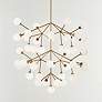 1_Visual Comfort Mara 32 1/2"W Brass 45-Light LED Chandelier