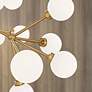 6_Visual Comfort Mara 32 1/2"W Brass 45-Light LED Chandelier more views