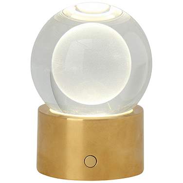 Visual Comfort Mina Natural Brass LED Accent Table Lamp