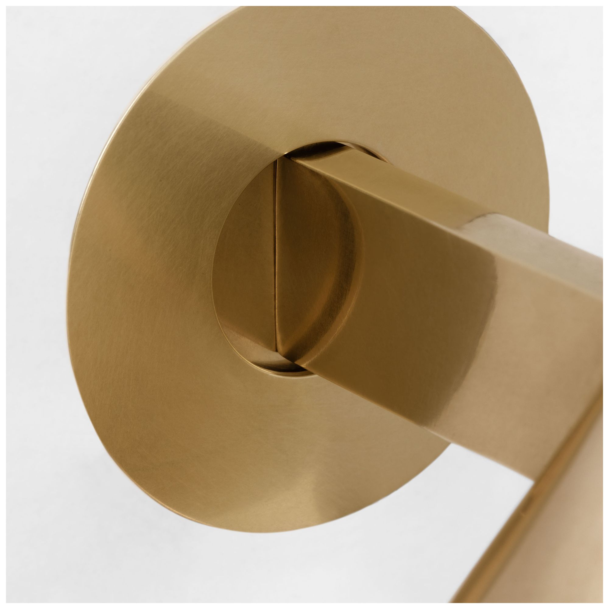 Visual Comfort Modern 2700K LED 4 inch Wide Crystal and Brass Wall Sconce