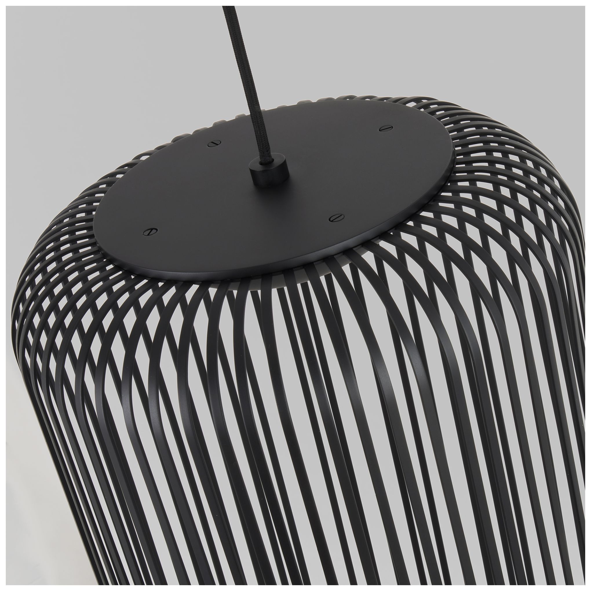 Image 5 Visual Comfort Modern 3000K LED 12 inch Diameter Nightshade Black Pendant more views