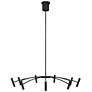 Thumbnail1 of Visual Comfort Modern Aerial 40" Matte Black LED Chandelier