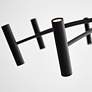 Thumbnail2 of Visual Comfort Modern Aerial 40" Matte Black LED Chandelier more views
