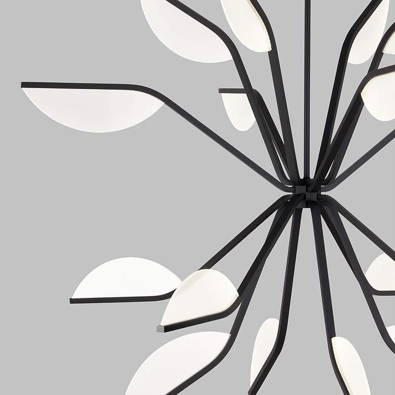 Image 3 Visual Comfort Modern Belterra 43 inch 3000K LED Matte Black Chandelier more views