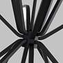 6_Visual Comfort Modern Belterra 43 inch 3000K LED Matte Black Chandelier more views