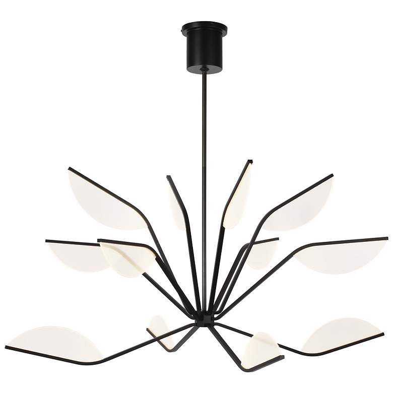 Image 2 Visual Comfort Modern Belterra 48"W Matte Black Chandelier