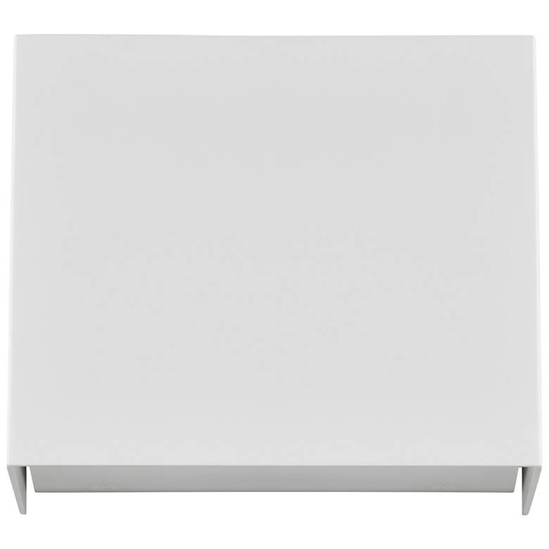 Image 2 Visual Comfort Modern Brompton 5" High White LED Wall Sconce more views