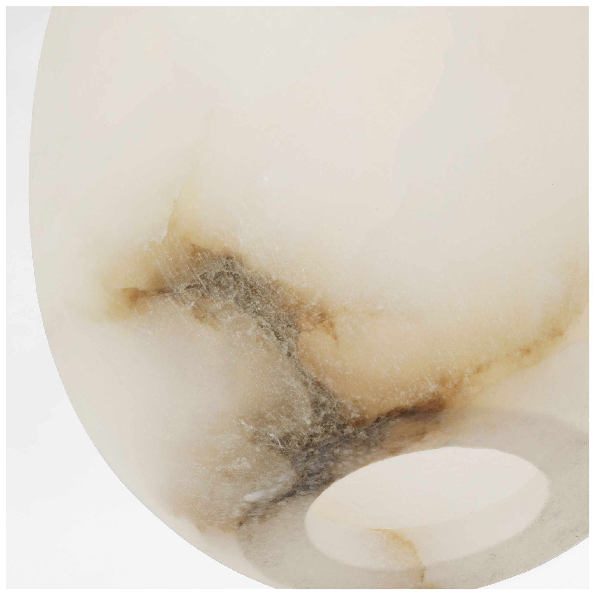 Image 3 Visual Comfort Modern E12 5 inch Wide Alabaster / Nightshade Black Pendant more views