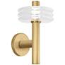 1_Visual Comfort Modern Laurel Mouth Blown Glass and Brass 2700K LED Sconce