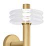 2_Visual Comfort Modern Laurel Mouth Blown Glass and Brass 2700K LED Sconce more views