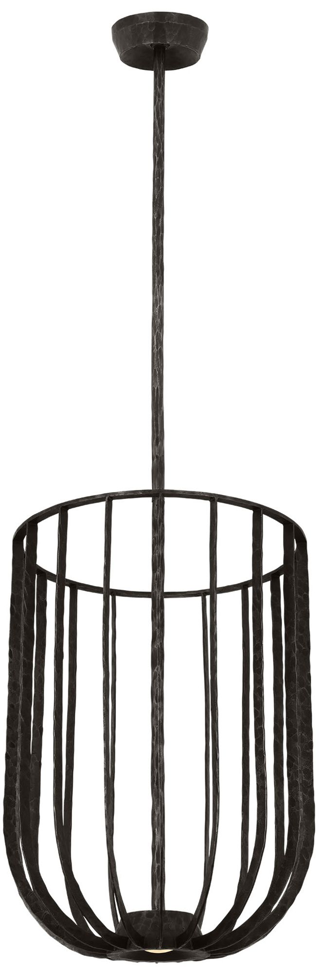 Image 3 Visual Comfort Modern LED 14 inch Diameter Aged Iron Up/Down Light Pendant more views