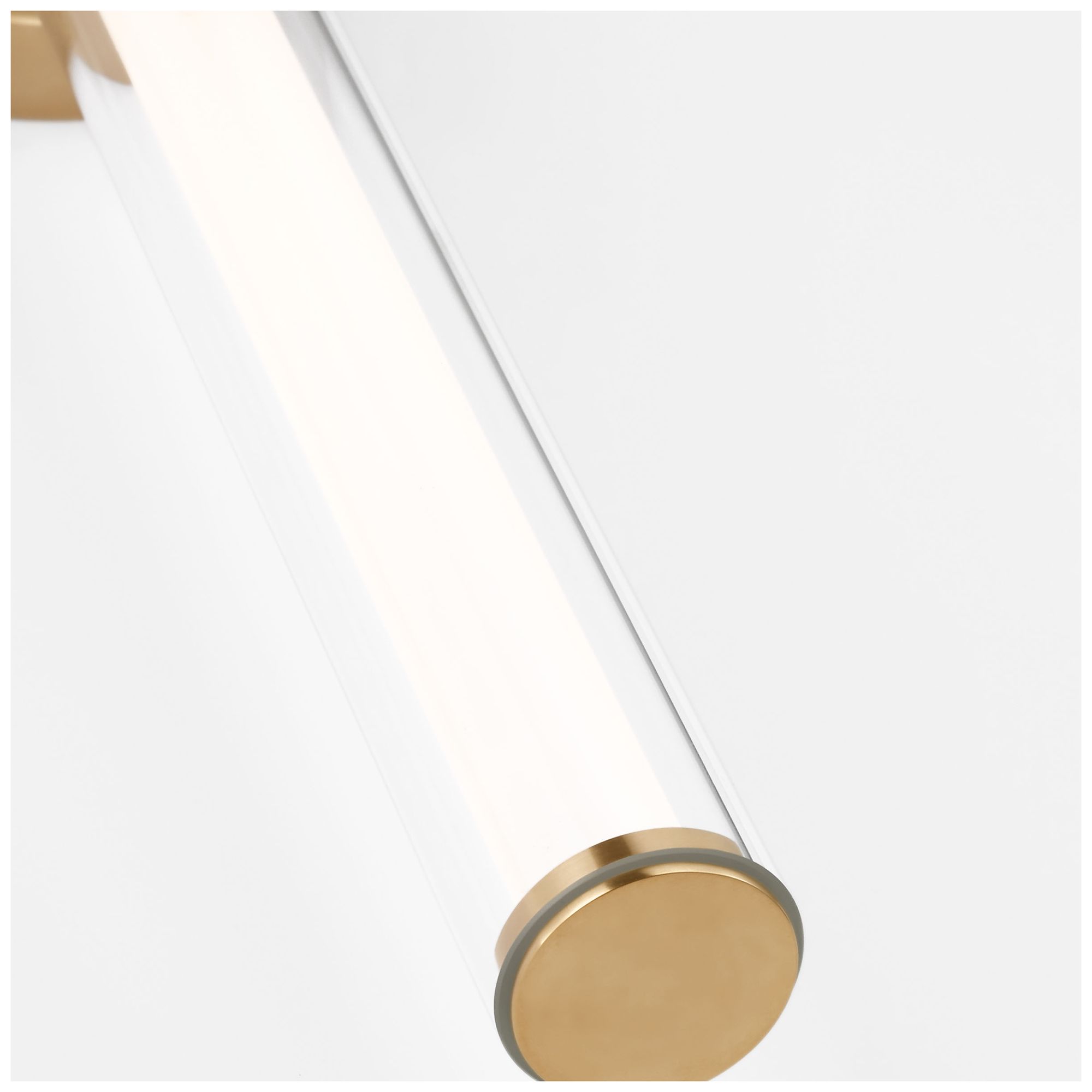 Image 4 Visual Comfort Modern LED 26 inch Artisan Glass and Antique Brass Bath Bar more views