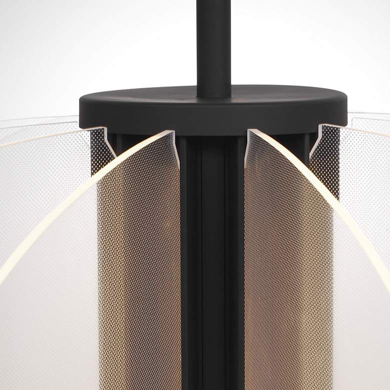 Image 3 Visual Comfort Modern Nyra Large LED Chandelier in Matte Black more views