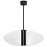 Visual Comfort Modern Nyra Large LED Chandelier in Matte Black